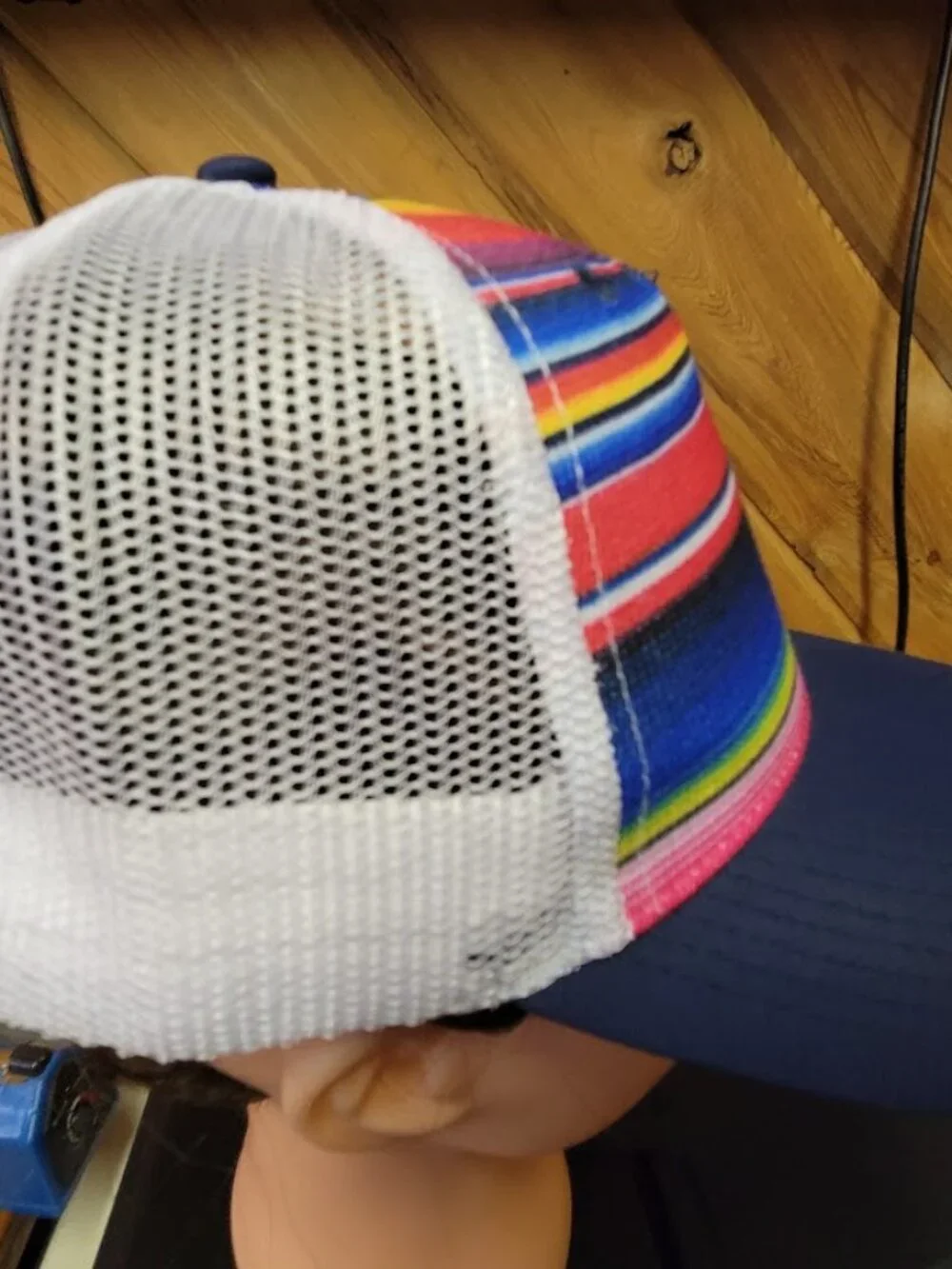 TPC Sawgrass Island Green Striped Golf Trucker Hat Mesh Snapback NWOT Unisex